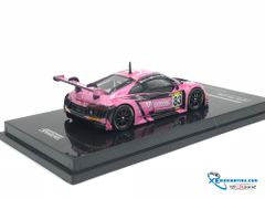 Xe Mô Hình Audi R8 LMS Super Taikyu Series 2018 Marchy Lee/Melvin Moh/KW Lim 1/64 Tarmac Works ( Hồng )