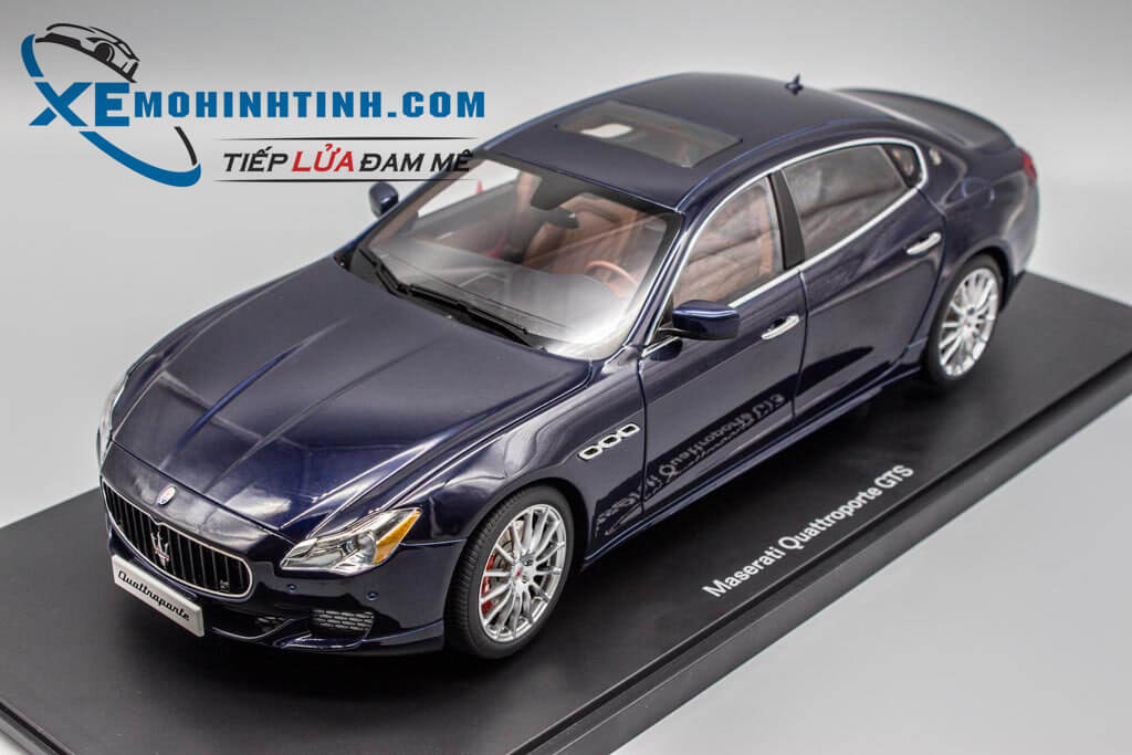Xe Mô Hình Maserati Quattroporte Gts 1:18 Autoart (Xanh Đen