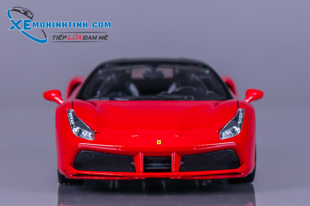 Xe Mô Hình Ferrari 488 Gtb 118 Bburago Sigtature Series đỏ