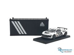 Audi R8 LMS GT4 Dubai 24Hours 2018 Tarmac Work 1:64 ( Trắng )