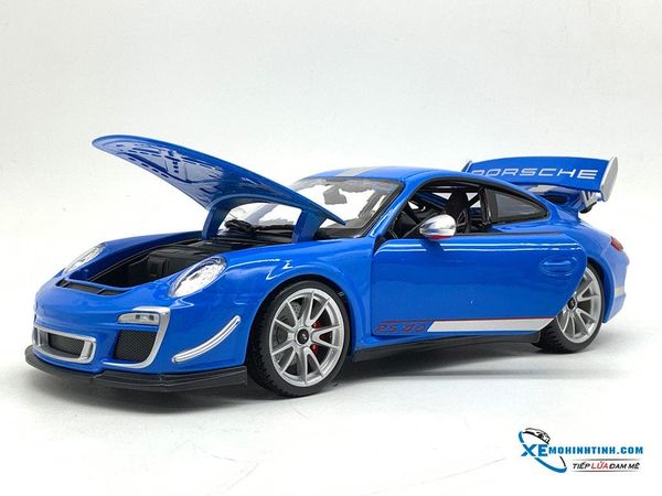 Porsche 911 Gt3RS 1:18 Bburago ( Xanh dương )