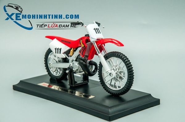 XE MÔ HÌNH HONDA CR250R 1:18 MAISTO (ĐỎ)