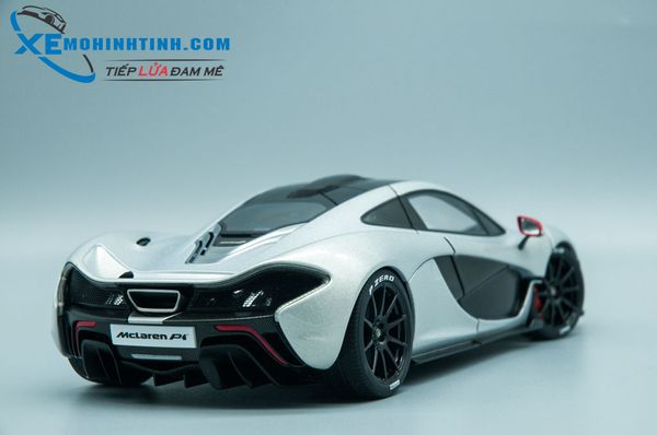 XE MÔ HÌNH McLAREN P1 1:18 AUTOART (BẠC ĐỎ)