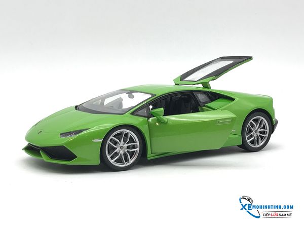 Xe Mô Hình Lamborghini Huracan 1:24 Welly (Xanh Lá)