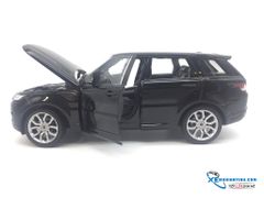 XE MÔ HÌNH RANGE ROVER SPORT 2014 1:24 WELLY (ĐEN)