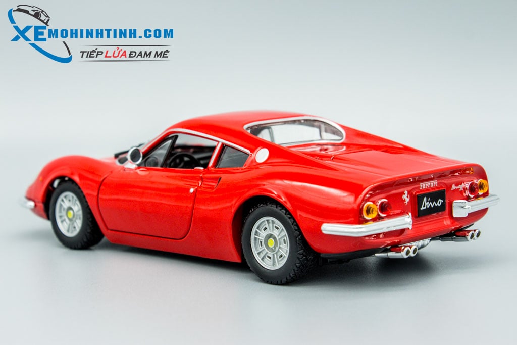 Xe Mô Hình Ferrari Dino 246 Gt 1:24 Bburago (Đỏ)