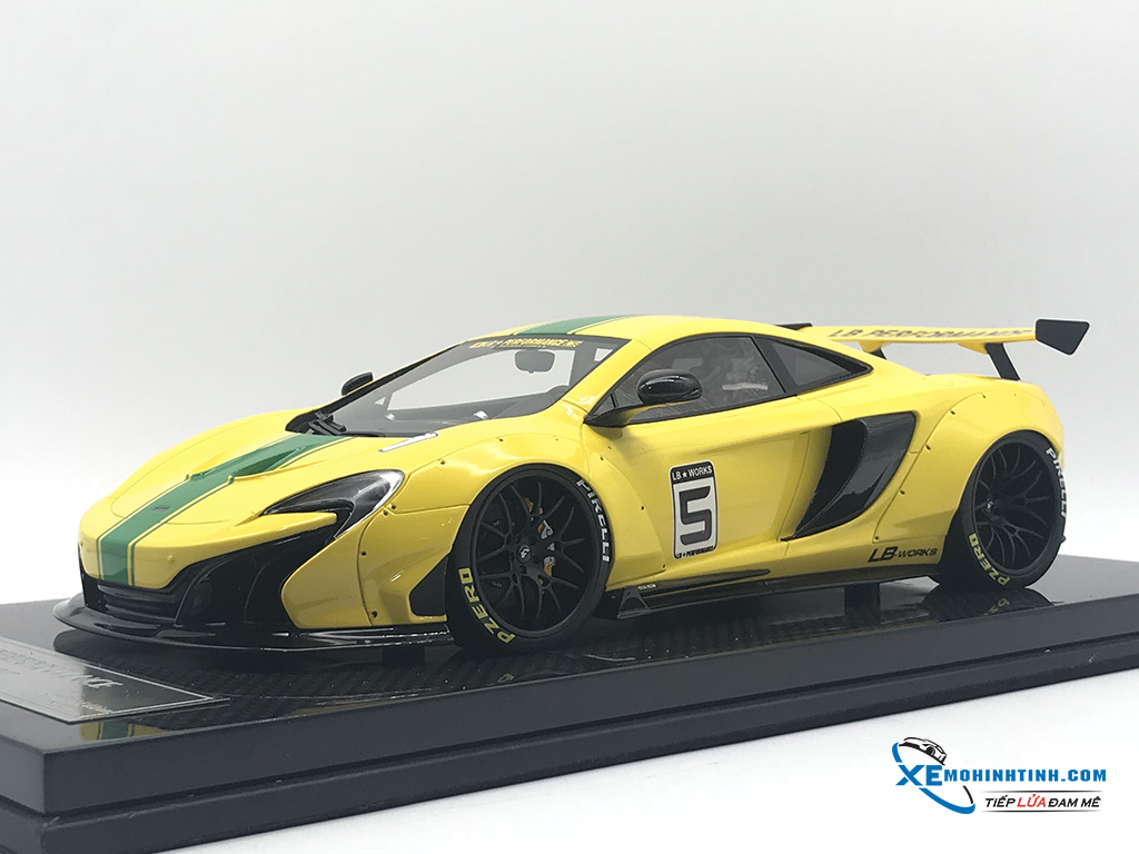 McLaren 650S LB-WORKS J's Models 1:18 (Vàng) – Shop Xe Mô Hình Tĩnh