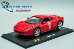 XE MÔ HÌNH FERRARI 458 1:32 BBURAGO (ĐỎ)