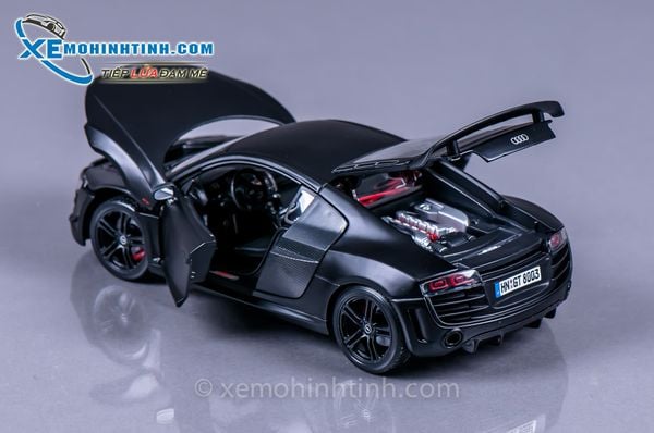 Xe Mô Hình Audi R8 Gt 1:18 Maisto (Đen Mờ)