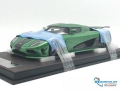 Xe mô hình Koenigsegg Agera S 1:18 FrontiArt ( Green Carbon )