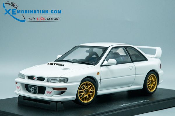 XE MÔ HÌNH SUBARU IMPREZA 22B-STi VERSION 1:18 AUTOART (TRẮNG)