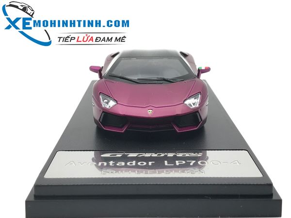 Xe Mô Hình Lamborghini Aventador 1:43 Gtautos (Tím)