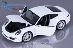 XE MÔ HÌNH PORSCHE 911 CARRERA S 1:24 WELLY (TRẮNG)