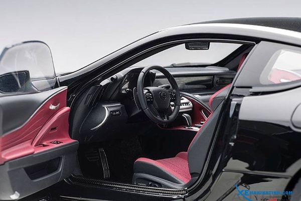 XE MÔ HÌNH LEXUS LC 500 (BLACK/DARK ROSE INTERIOR) 1/18 AUTOART