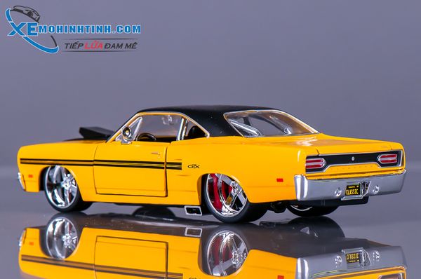 Xe Mô Hình Plymouth Gtx 1970 1:24 Maisto (Vàng)