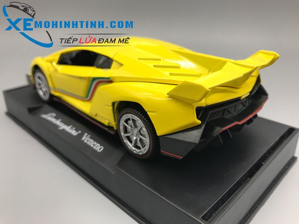 Xe Mô Hình Lamborghini Veneno 1:32 Double Horses (Vàng)