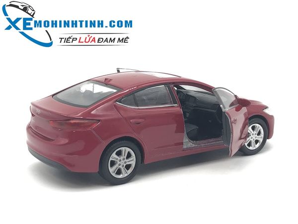 HỘP XE MÔ HÌNH Hyundai Elantra WELLY 1:36 (Đỏ)