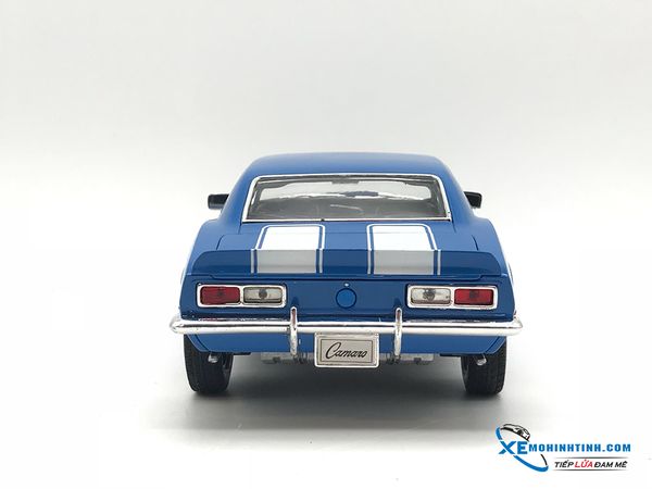 XE MÔ HÌNH CHEVROLET CAMARO Z28 1:18 WELLY (XANH DƯƠNG)