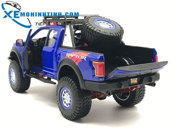 XE MÔ HÌNH DESIGN OFF-ROAD KINGS 2017 FORD F-150 RAPTOR 1:24 MAISTO (XANH DƯƠNG)