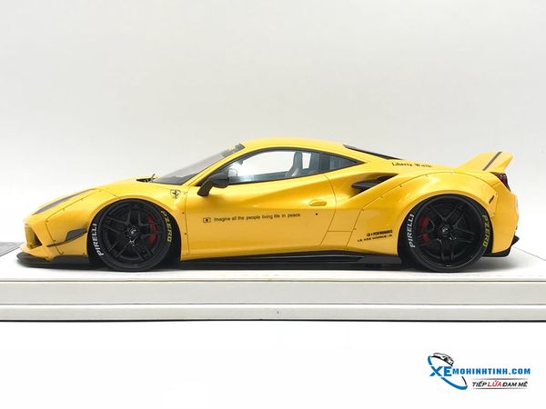 J01-03 MH 1:18 JEC FERRARI 488 LB WALKS (YELLOW) - DA