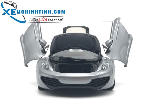 XE MÔ HÌNH MC.LAREN MP4-12C (BẠC)