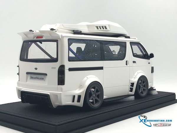 Toyota  Hiace D550 Wide Body Concept Dreamwalker 1:18 (Trắng)