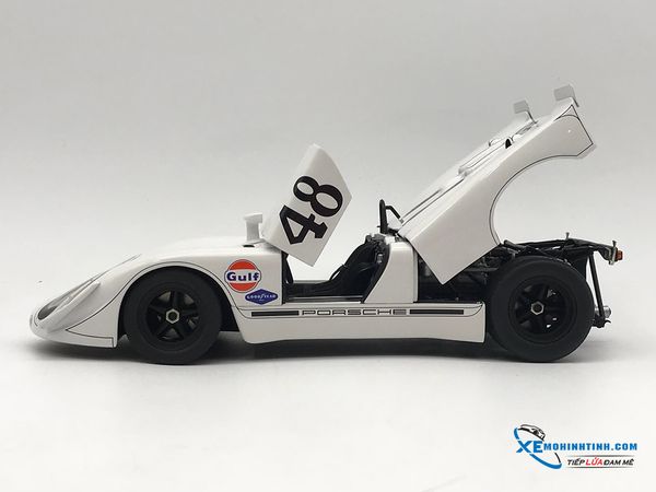 Porsche 908/2 Green Park Sebring 1970 Second Position #48 S.MCQUEEN Autoart 1:18 (Trắng)