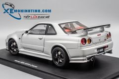 Xe Mô Hình Nismo Gtr34 Ztune 1:18 Autoart (Bạc)