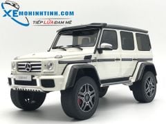 Xe Mô Hình Mercedes-Benz G500 4X4 1:18 Gtspirit (Trắng)