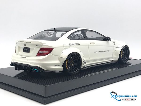 MERCEDES-BENZ C63 LIBERTY WALK TRẮNG - ĐẾ CARBON