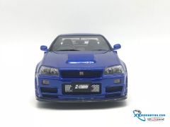 Xe Mô Hình Nissan Nismo R34 GT-R Z-tune 1:18 GTSpirit ( Xanh )