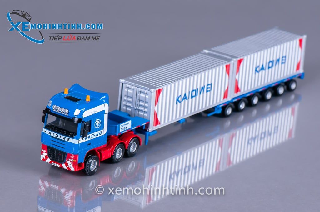 Xe Mô Hình Xe Container 1:50 Kdw - Shop Xe Mô Hình Tĩnh