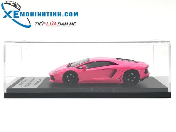 Xe Mô Hình Lamborghini Aventador 1:43 Gtautos (Hồng)