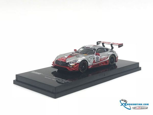 Mercedes AMG Gt3 Spa 24h 2016 1:64 Tarmac ( đỏ bạc )