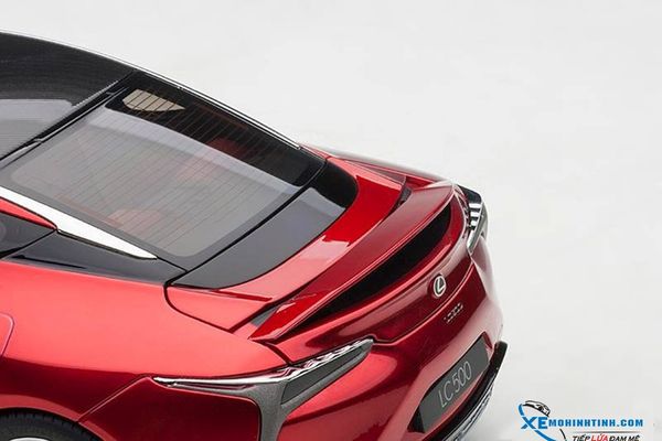 Xe Mô Hình Lexus LC 500 1:18 Autoart ( Đỏ nội thất Hồng )