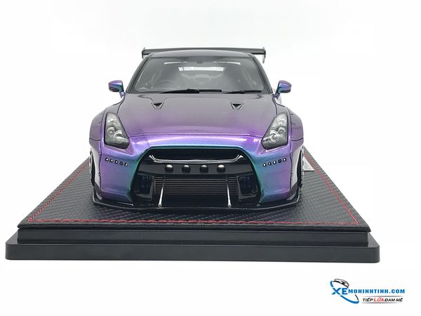 Nissan GTR-R35 LB Works  Ignition 1:18 (Tím)