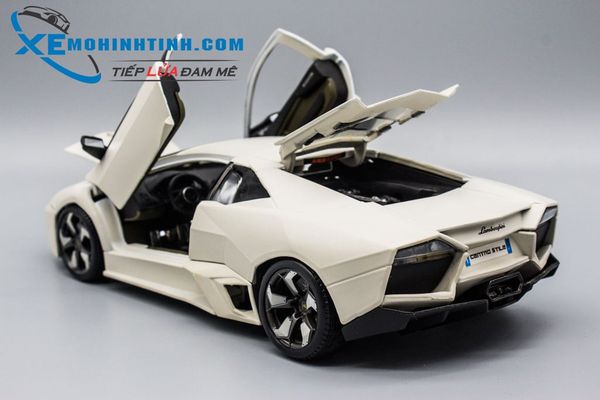 XE MÔ HÌNH LAMBORGHINI REVENTON 1:18 BBURAGO (TRẮNG)