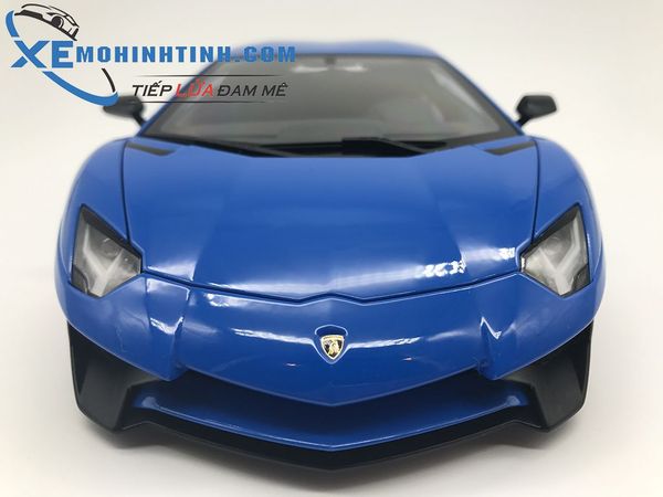 Xe Mô Hình Lamborghini Aventador Lp750-4 Sv 1:18 Autoart (Xanh)