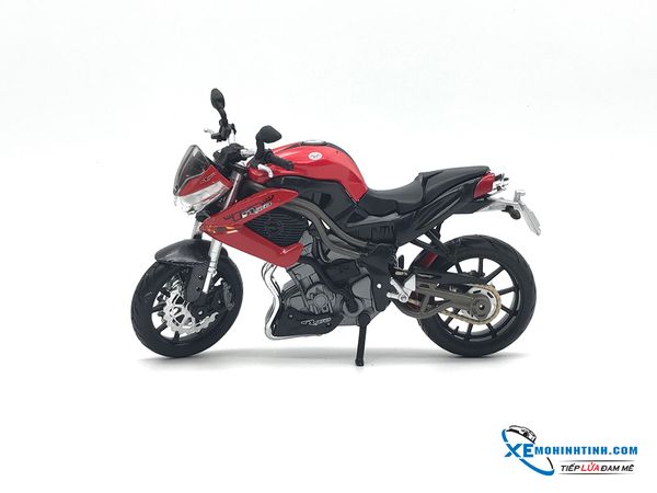 XE MÔ HÌNH BENELLI TORNADO NAKED TRE R160 1:12 MAISTO (ĐỎ)