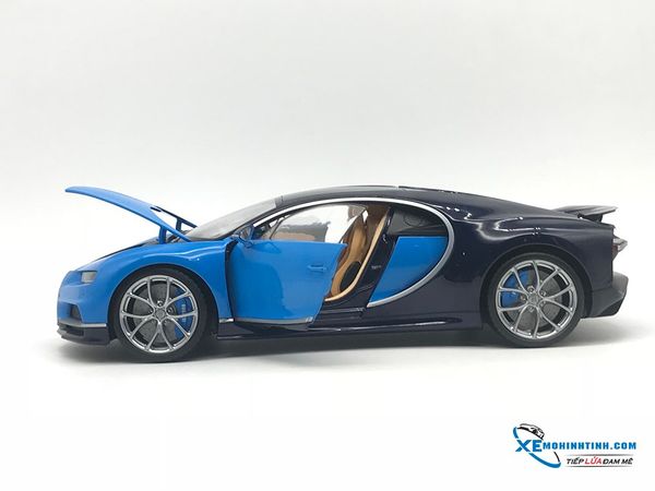 Bugatti Chiron 2016 1:18 Gtautos ( Xanh Dương )