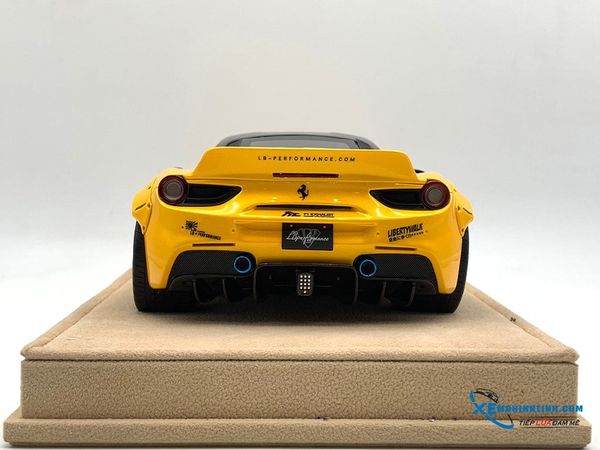 Xe mô hình Ferrari 488 Liberty Walks 1:18( Vàng )