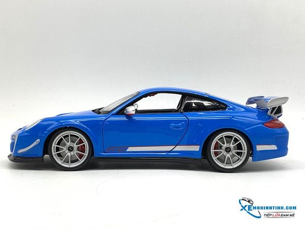 Porsche 911 Gt3RS 1:18 Bburago ( Xanh dương )