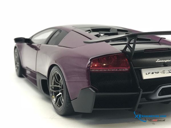 Lamborghini Murcielago LP670-4 SV Autoart 1:18  ( Tím )