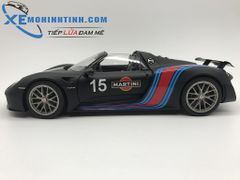 1/18 PORSCHE 918 SPYDER WEISSACH PACKAGE (BLACK/MARTINI LIVERY)