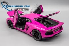 XE MÔ HÌNH LAMBORGHINI AVENTADOR 1:18 AUTOART (HỒNG)