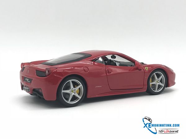 Xe Mô Hình Ferrari 458 Italia 1:24 Bburago (Đỏ)