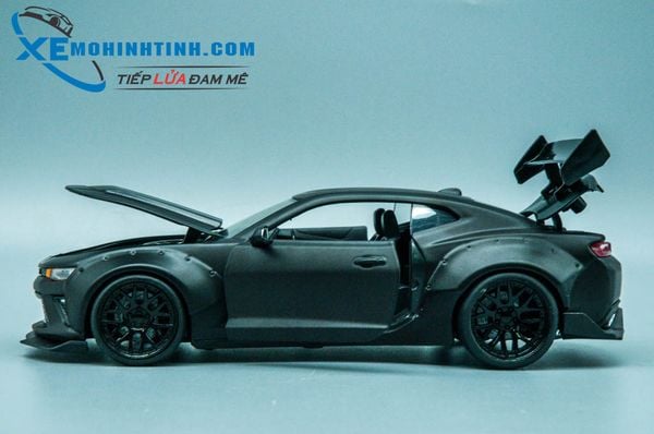 Xe Mô Hình Chevy 2016 Camaro Ss Widebody Gt Wing 1:24 Jada Toys (Đen Nhám)