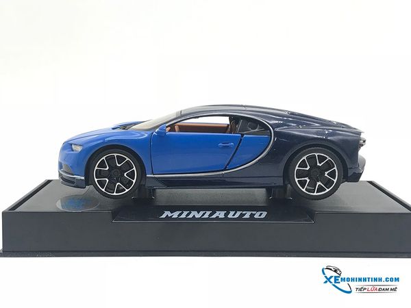 Xe Mô Hình Bugatti Chiron 1:32 MiniAuto ( Xanh )