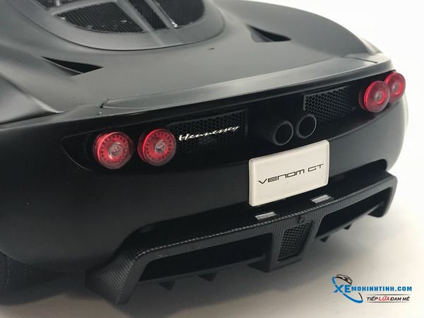 1/18 HENNESSEY VENOM GT SPYDER (MATT CARBON BLACK)