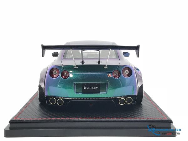 Nissan GTR-R35 LB Works  Ignition 1:18 (Tím)